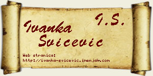 Ivanka Svičević vizit kartica